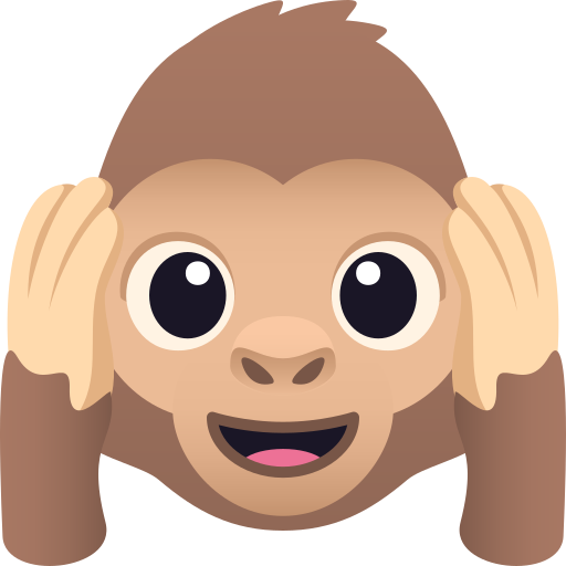 Hear-no-evil Monkey on JoyPixels