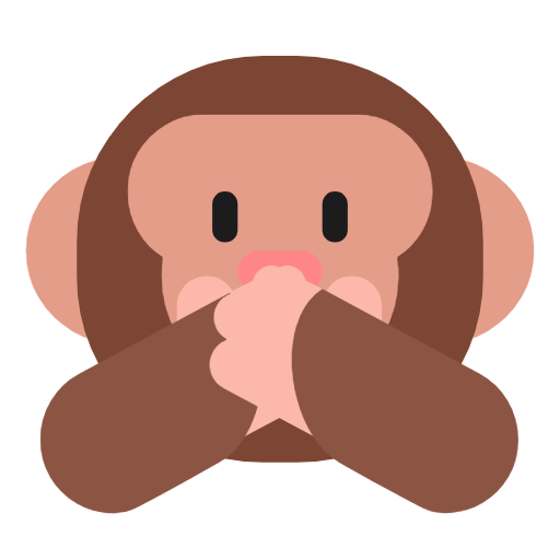 Speak-no-evil Monkey on Microsoft Fluent