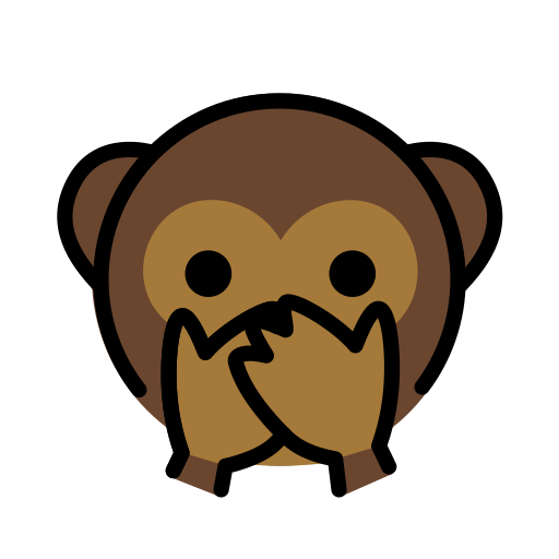 Speak-no-evil Monkey on OpenMoji