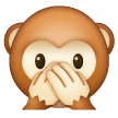 Speak-no-evil Monkey on Samsung