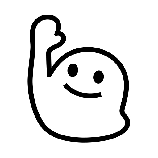 Happy Person Raising One Hand on Noto Emoji