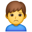 Man Frowning on Samsung