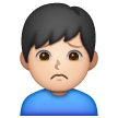 Man Frowning: Light Skin Tone on Samsung