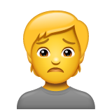 Person Frowning on WhatsApp