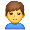 Man Pouting on Samsung