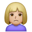 Woman Pouting: Medium-Light Skin Tone on Samsung