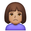 Woman Pouting: Medium Skin Tone on Samsung