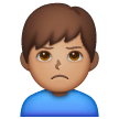 Man Pouting: Medium Skin Tone on Samsung