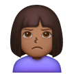 Woman Pouting: Medium-Dark Skin Tone on Samsung