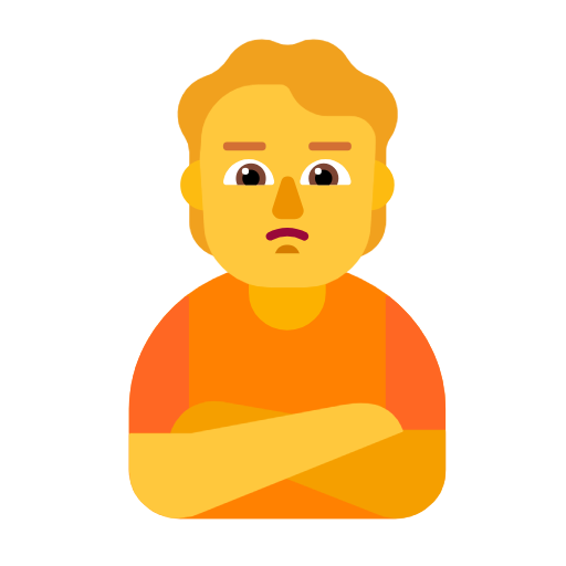 Person With Pouting Face on Microsoft Fluent