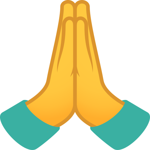Person With Folded Hands on JoyPixels