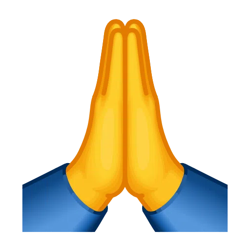 Person With Folded Hands on Telegram