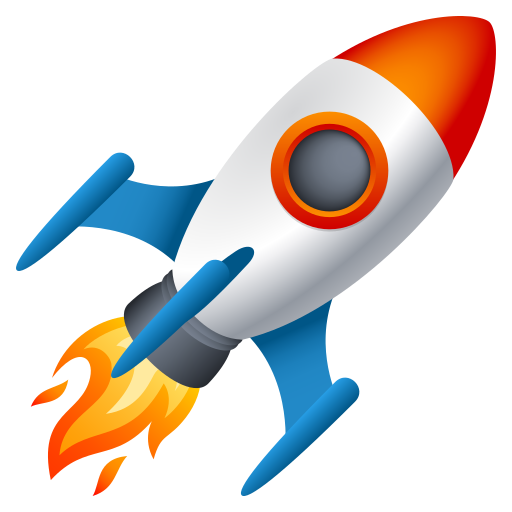 Rocket on JoyPixels