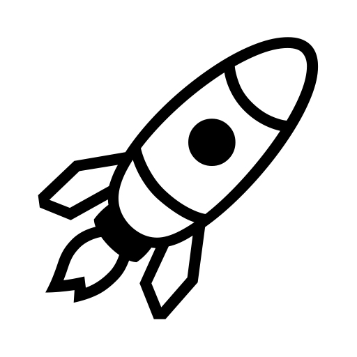 Rocket on Noto Emoji