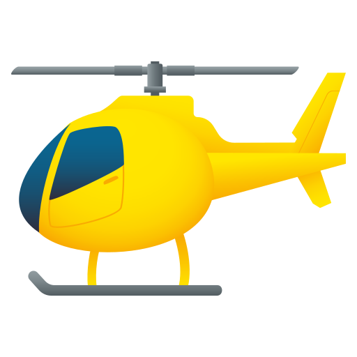 Helicopter on JoyPixels