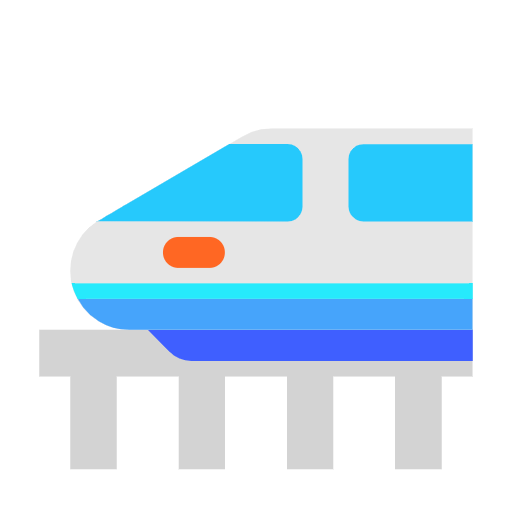 High-speed Train on Microsoft Fluent