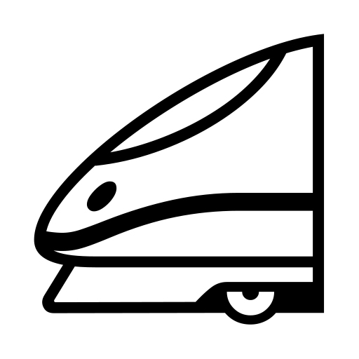 High-speed Train on Noto Emoji