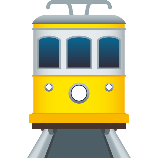 Tram on JoyPixels