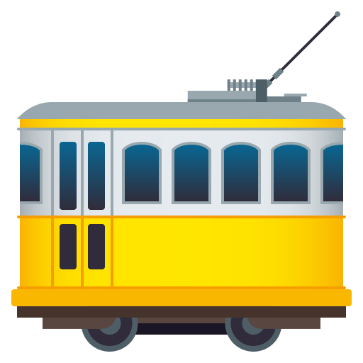 Tram Car on JoyPixels