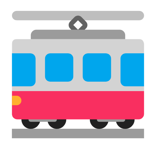 Tram Car on Microsoft Fluent