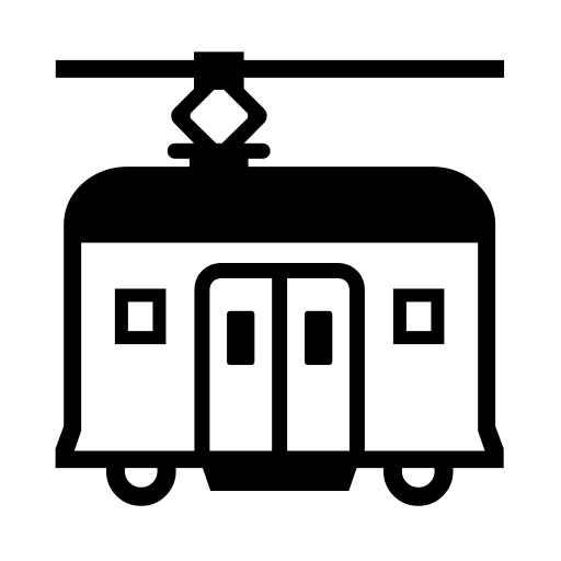 Tram Car on Noto Emoji