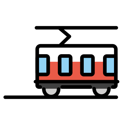 Tram Car on OpenMoji