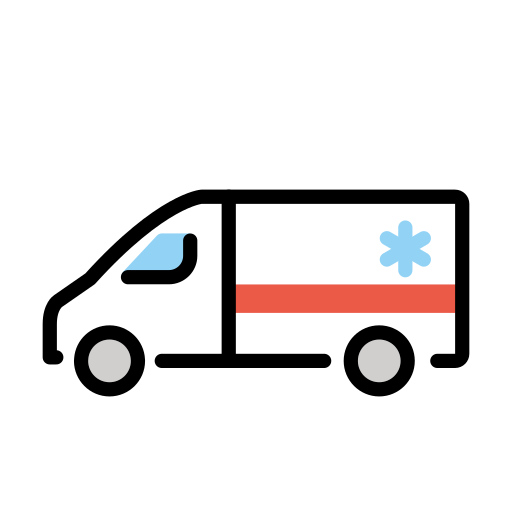 Ambulance on OpenMoji
