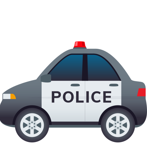 Police Car on JoyPixels