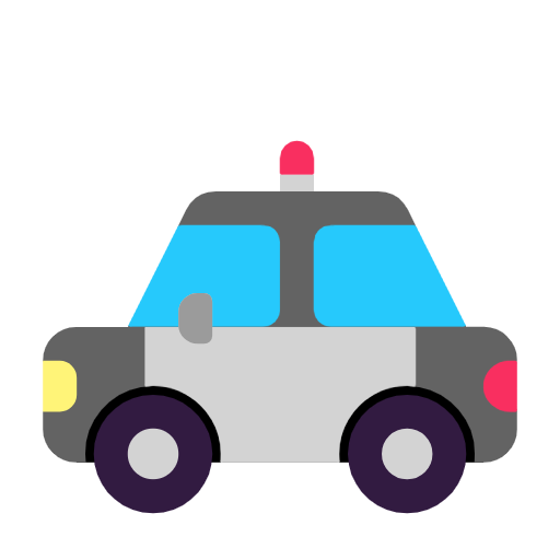Police Car on Microsoft Fluent