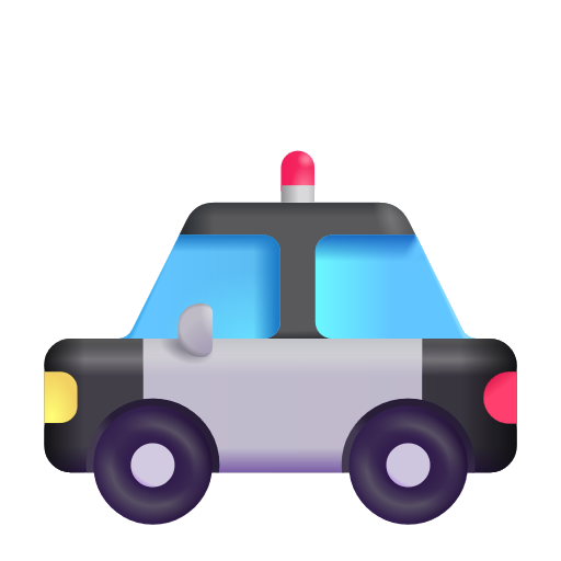 Police Car on Microsoft 3D
