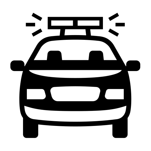 Oncoming Police Car on Noto Emoji