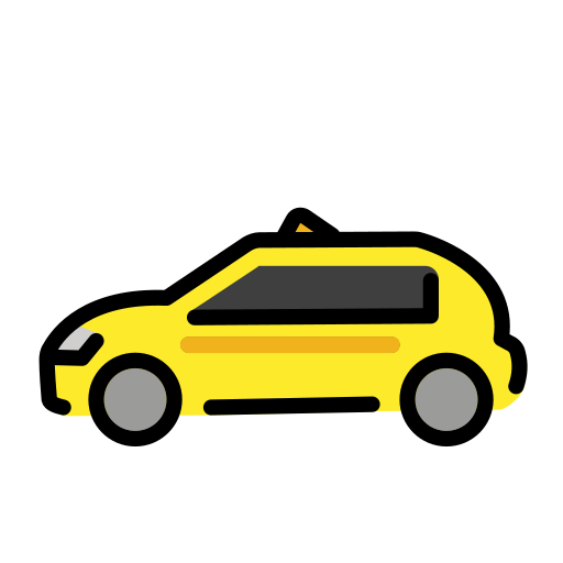 Taxi on OpenMoji