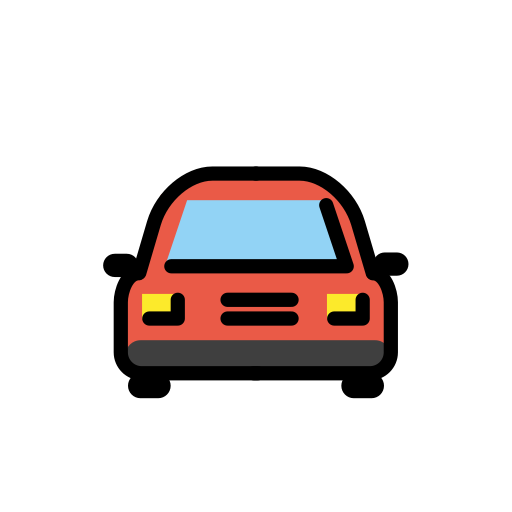 Oncoming Automobile on OpenMoji