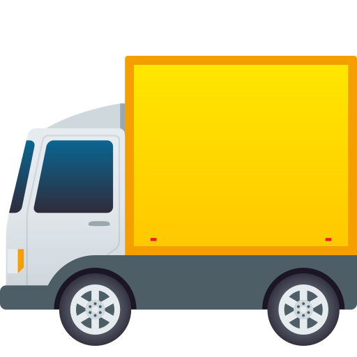 Delivery Truck on JoyPixels