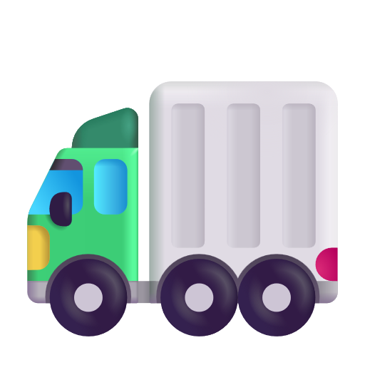 Articulated Lorry on Microsoft 3D