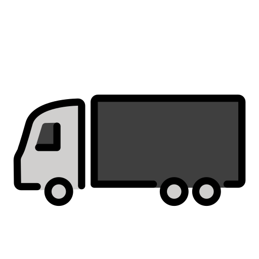 Articulated Lorry on OpenMoji