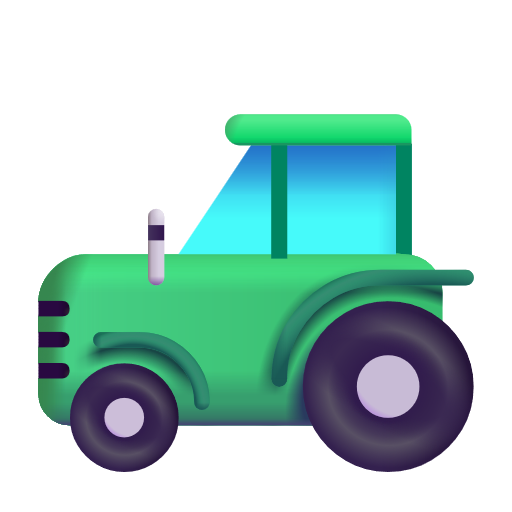 Tractor on Microsoft 3D