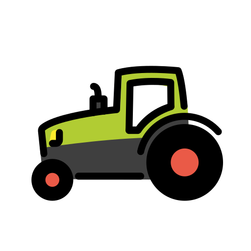 Tractor on OpenMoji