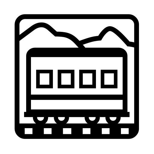 Mountain Railway on Noto Emoji