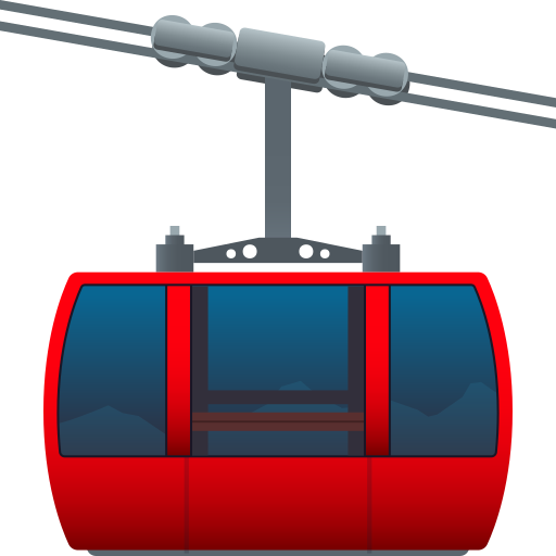 Mountain Cableway on JoyPixels