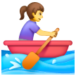 Woman Rowing Boat on Samsung