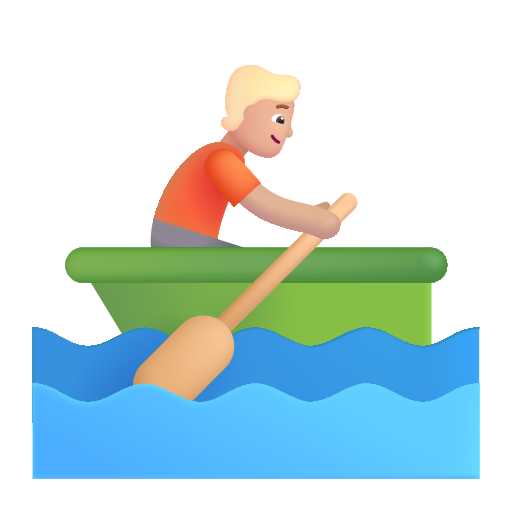 Rowboat: Medium-Light Skin Tone on Microsoft 3D
