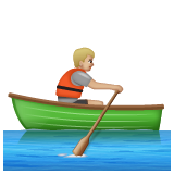 Rowboat: Medium-Light Skin Tone on WhatsApp