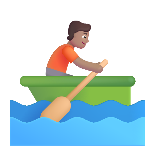 Rowboat: Medium Skin Tone on Microsoft 3D
