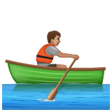 Rowboat: Medium Skin Tone on WhatsApp