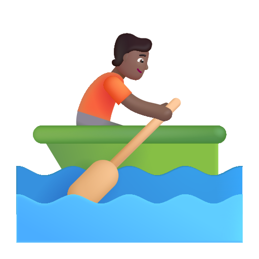 Rowboat: Medium-Dark Skin Tone on Microsoft 3D