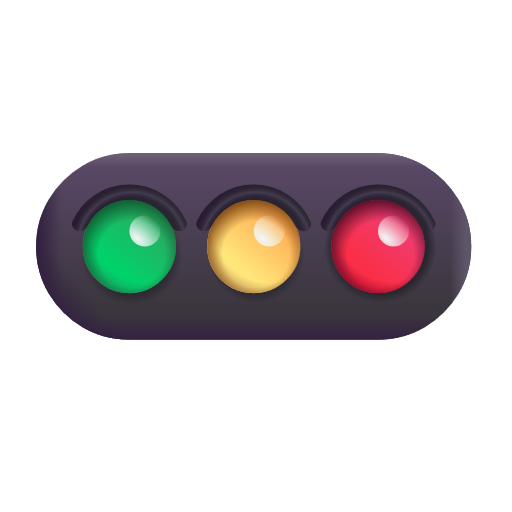 Horizontal Traffic Light on Microsoft 3D