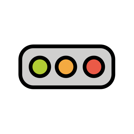 Horizontal Traffic Light on OpenMoji