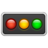 Horizontal Traffic Light on WhatsApp