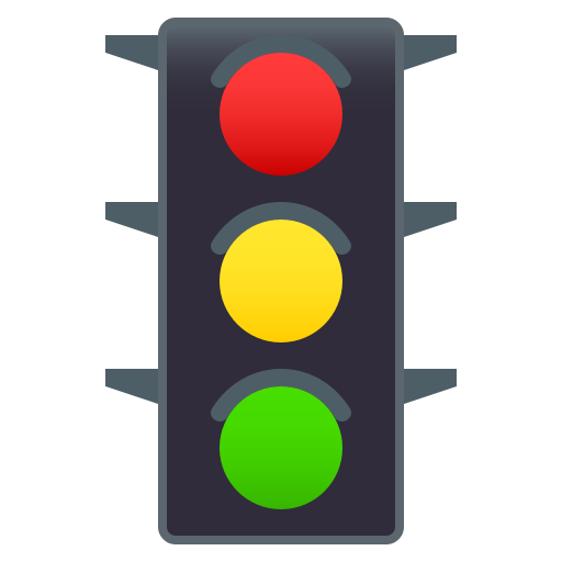 Vertical Traffic Light on JoyPixels